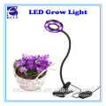 Clip 10W led plant grow light AC 110-240V with 360 gooseneck for Office,Home